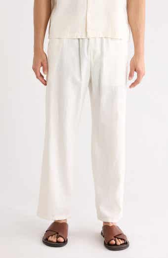 DENIM AND FLOWER Wide Leg Linen Pants