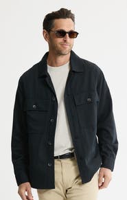 JACHS Rayon Lyocell Military Shirt Jacket