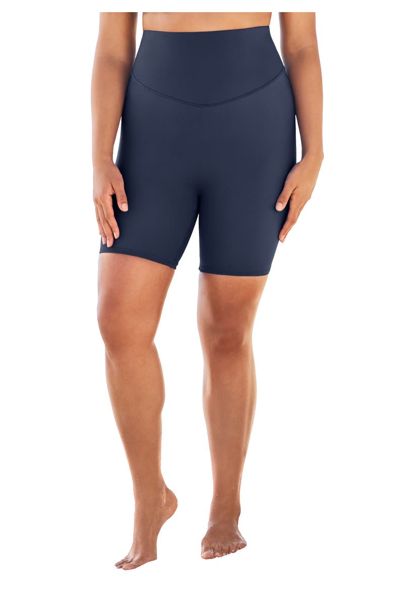 360° Powermesh Swim Boy Short With Tummy Control, Main, color, NAVY