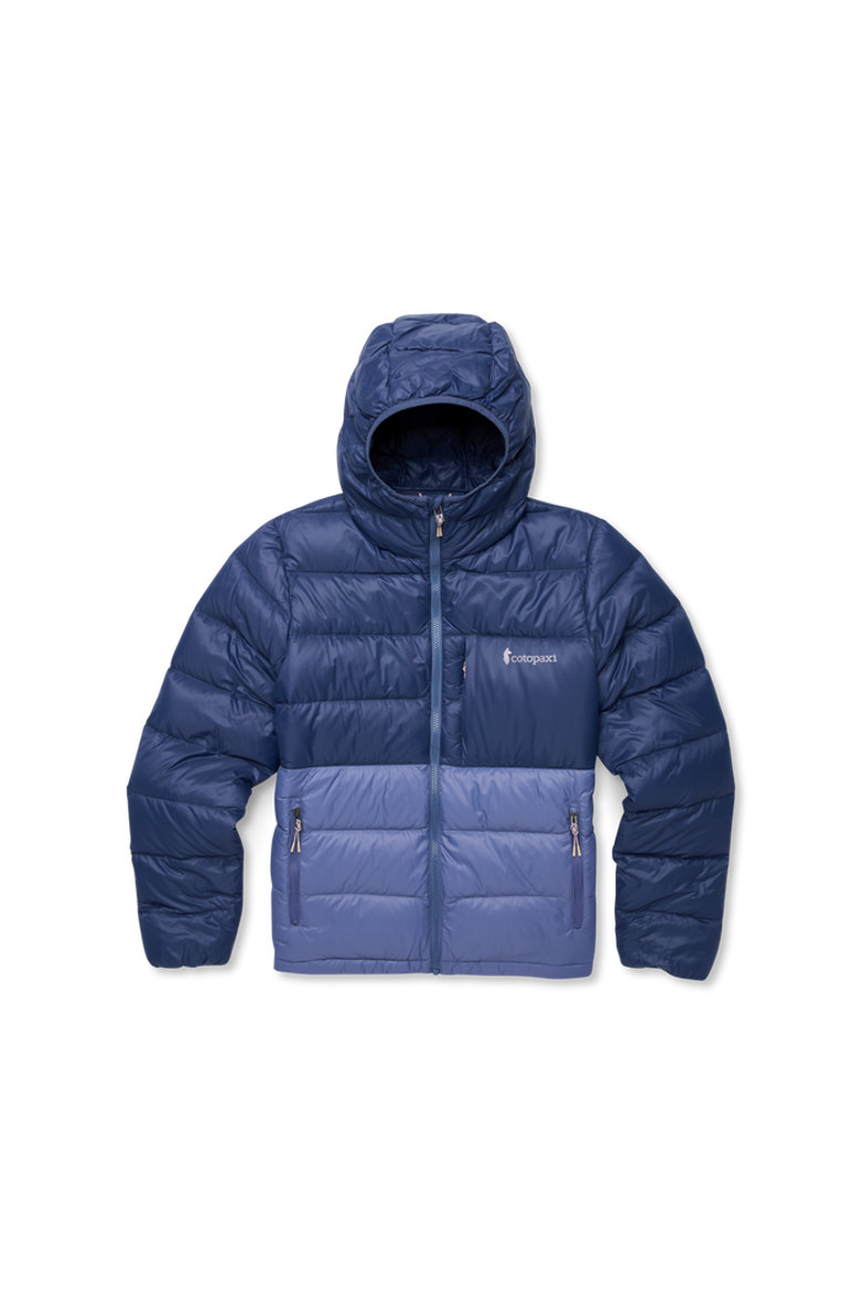 Fuego Max Down Hooded Jacket - Women's, Alternate, color, Dusk/Blue Smoke