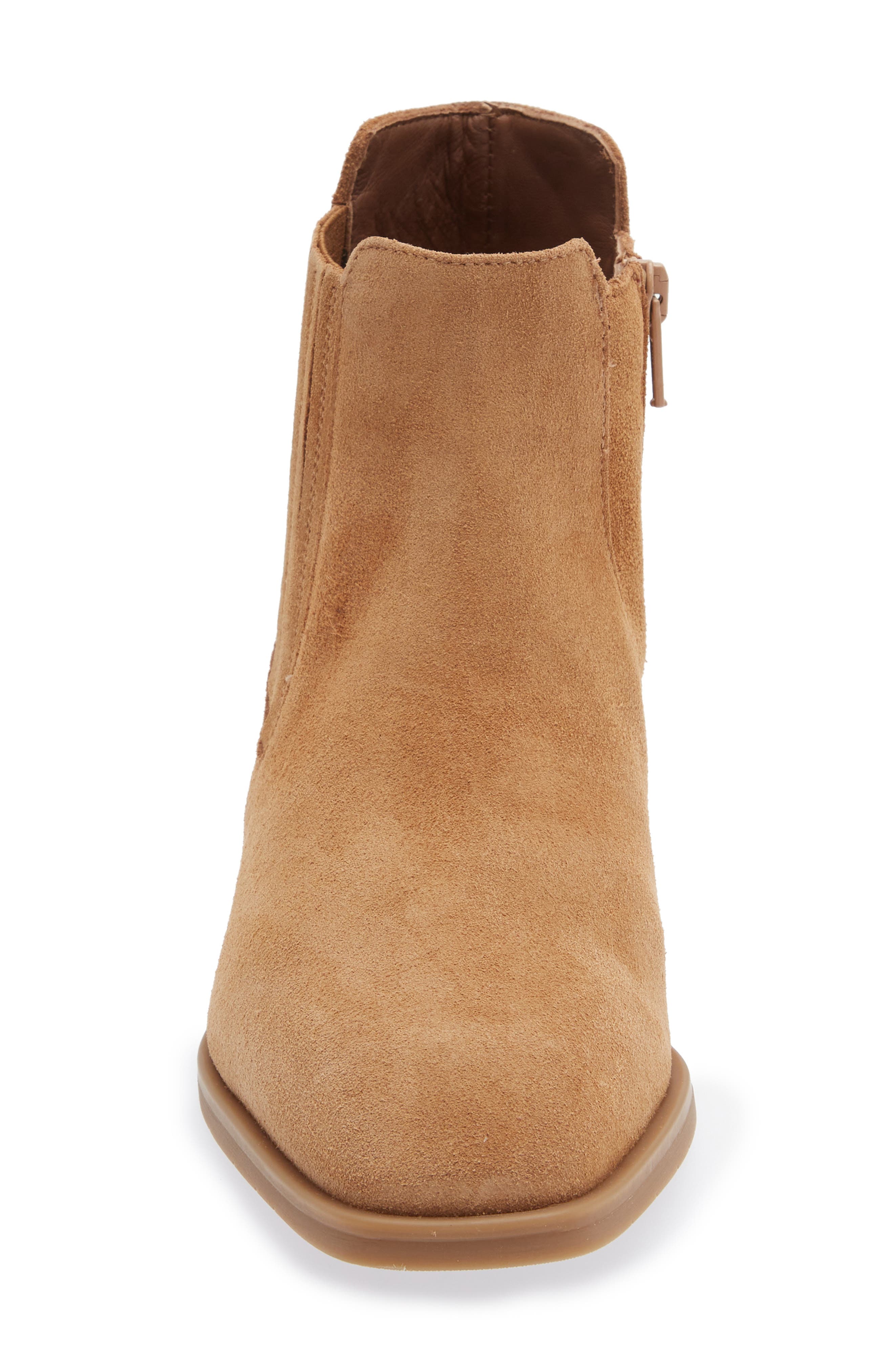 Carmie Waterproof Leather Boot, Alternate, color, CAMEL SUEDE