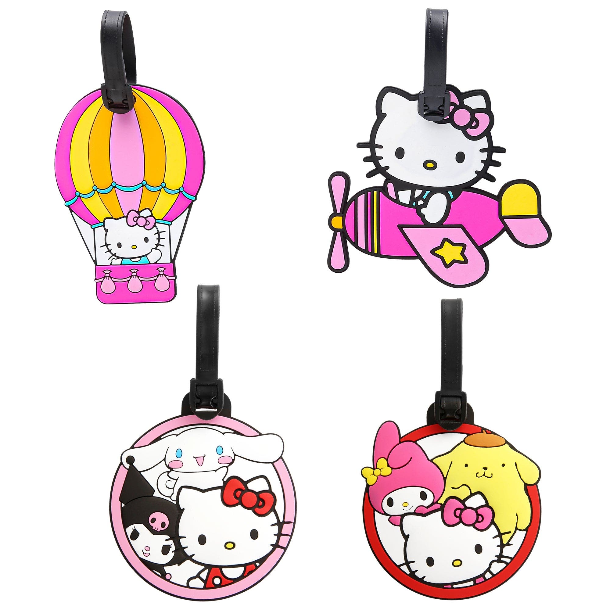 Hello Kitty Cute Luggage Tag, Set of 4, Main, color, 