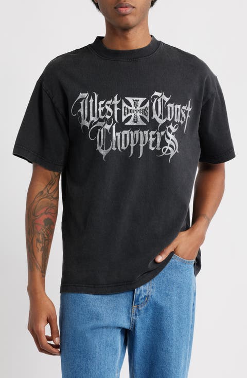 West Coast Choppers Cotton Graphic T-Shirt