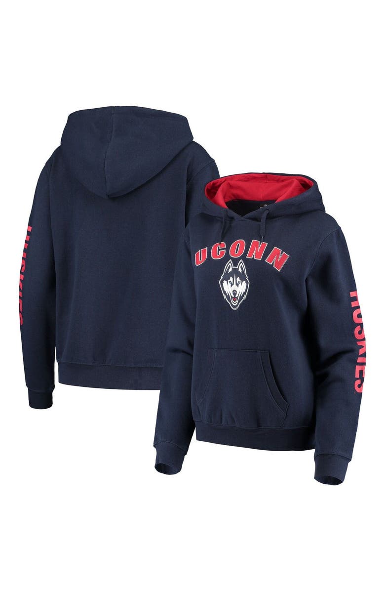 COLOSSEUM Women's Colosseum Navy UConn Huskies Loud and Proud Pullover Hoodie, Alternate, color, Navy