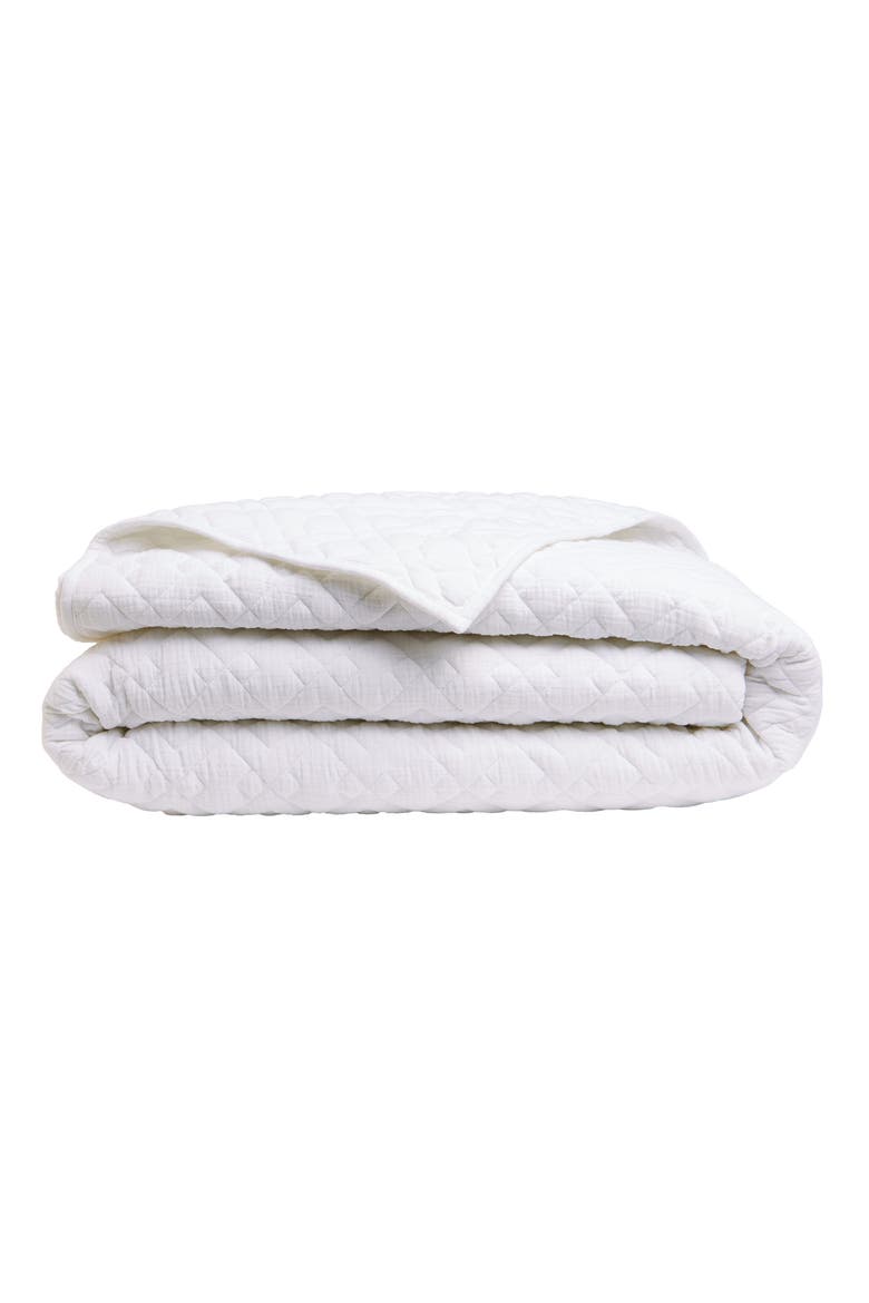 Trellis Quilt & Shams Set, Main, color, IVORY