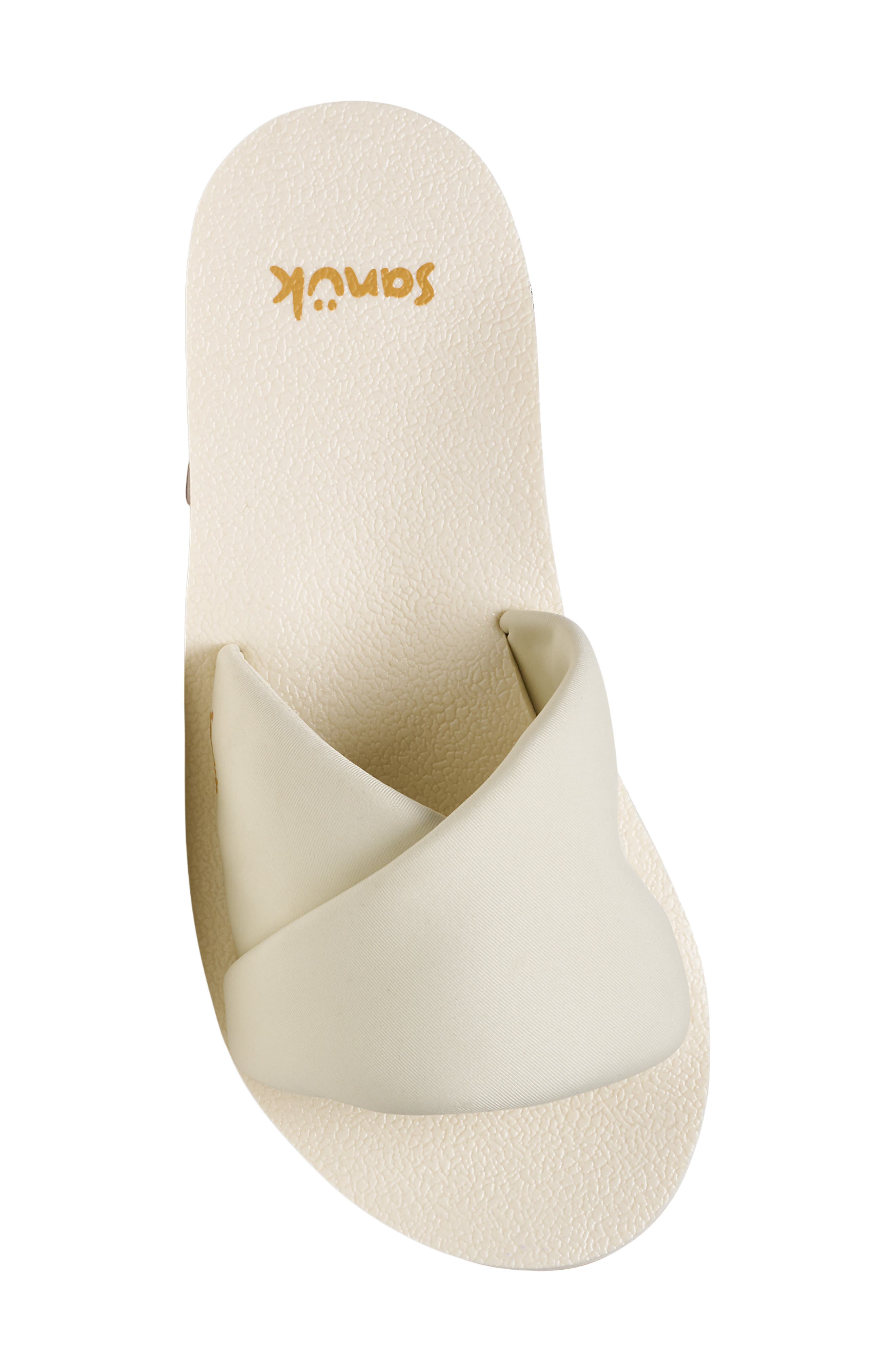 Yoga Slide Sandal, Alternate, color, MARSHMELLOW