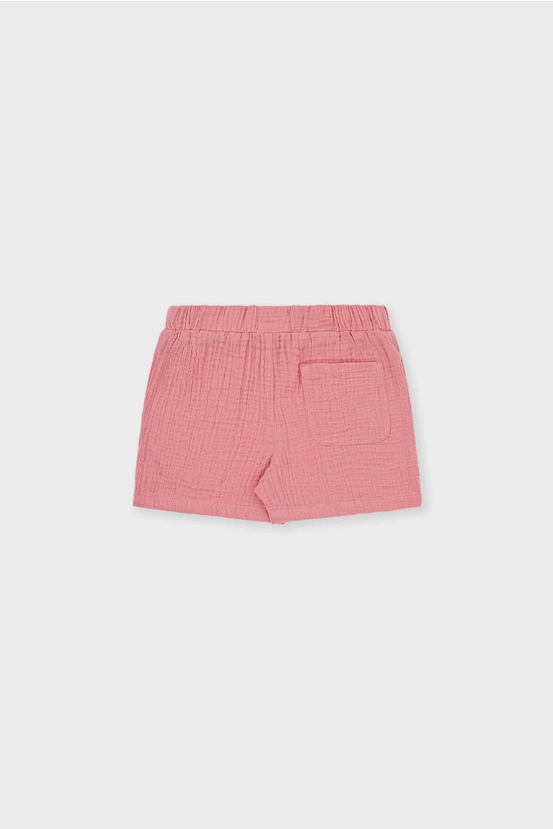 Organic Cotton Waffle Short, Alternate, color, Mauve Glow