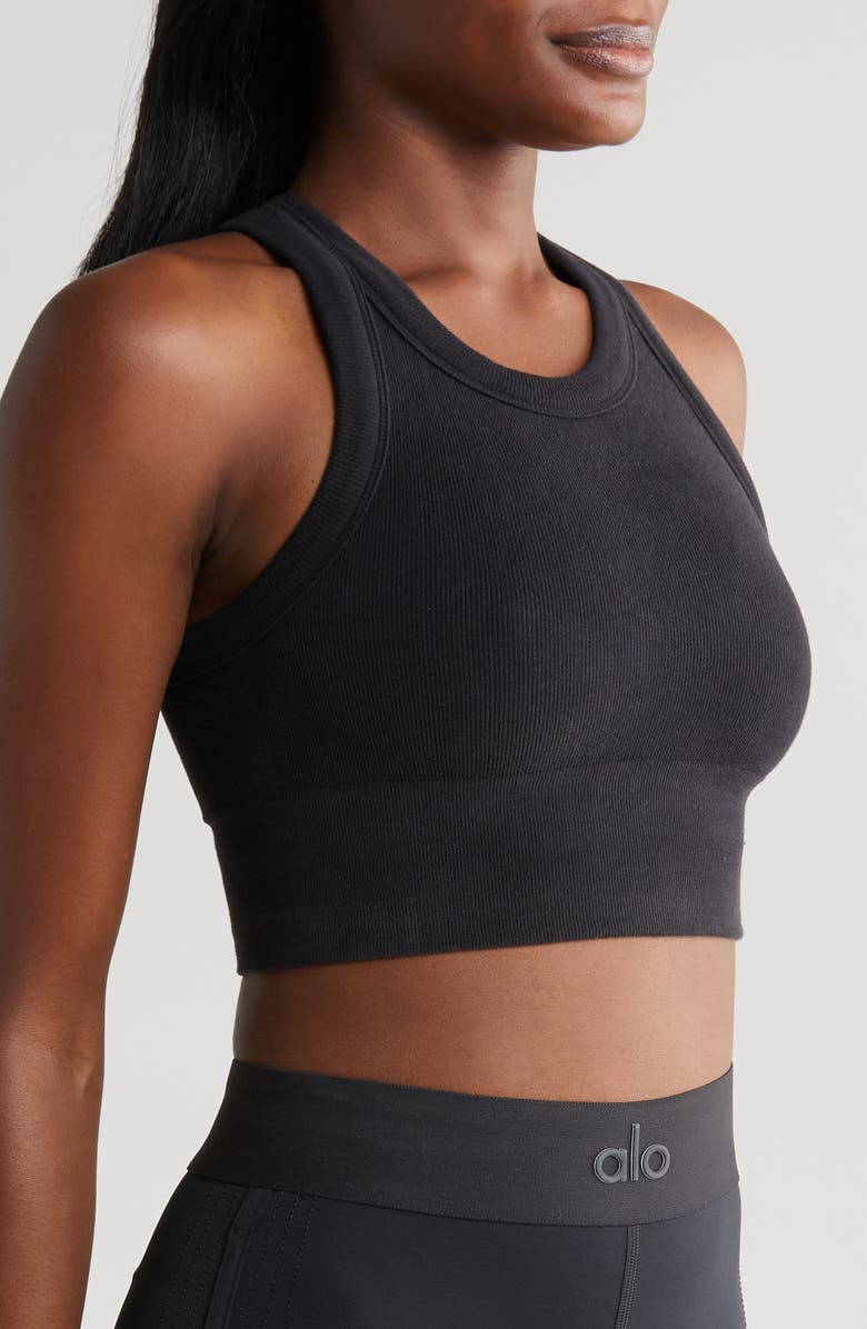 Alo Delight Seamless Knit Bra, Alternate, color, 