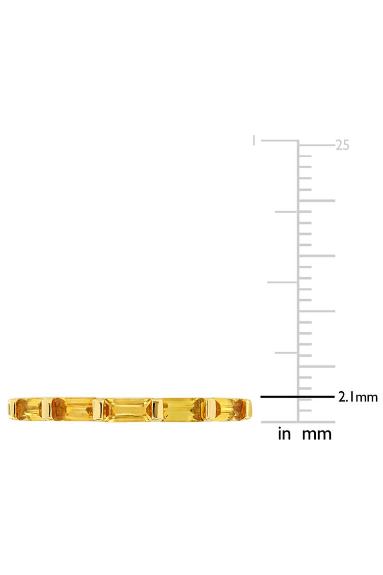 Gemstone Birthstone Anniversary Band 10k, Alternate, color, Citrine/Yellow Gold