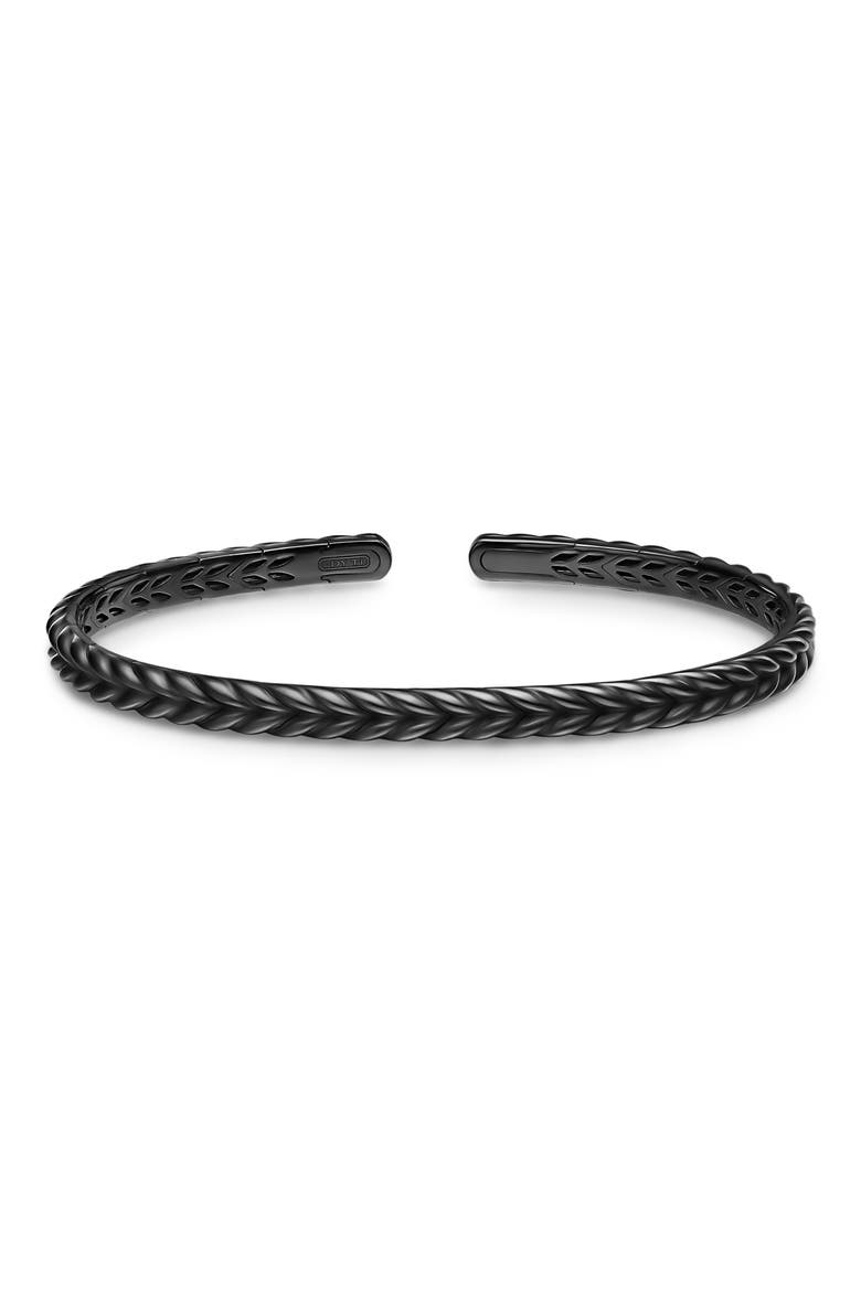 Chevron Flex Bracelet in Black Titanium, 5mm, Alternate, color, ALTERNATIVE MATERIAL
