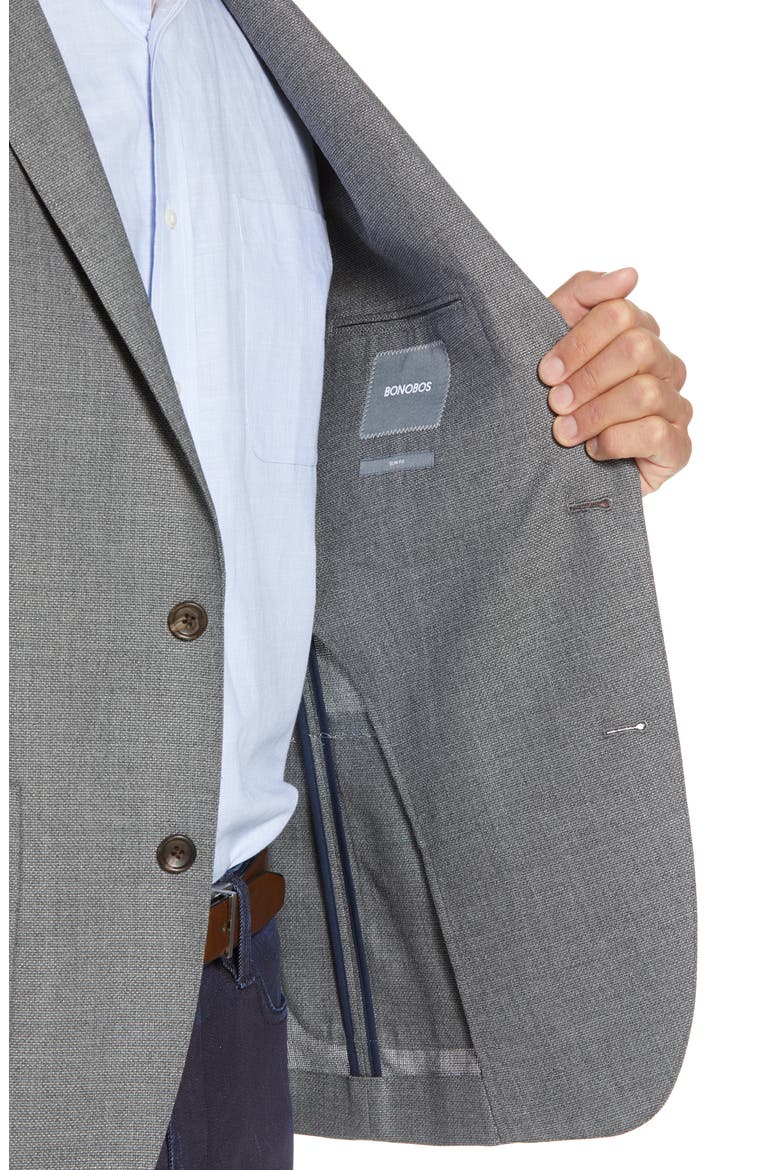 Slim Fit Wool Sport Coat, Alternate, color, GREY