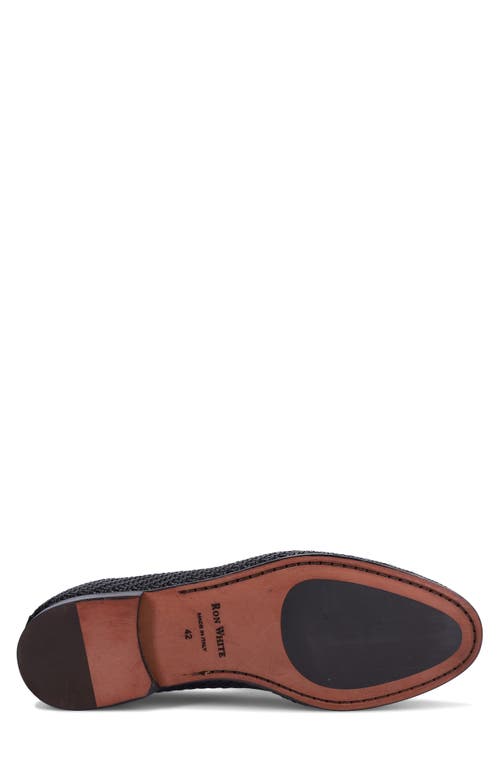 Ron White Seth Penny Loafer In Black