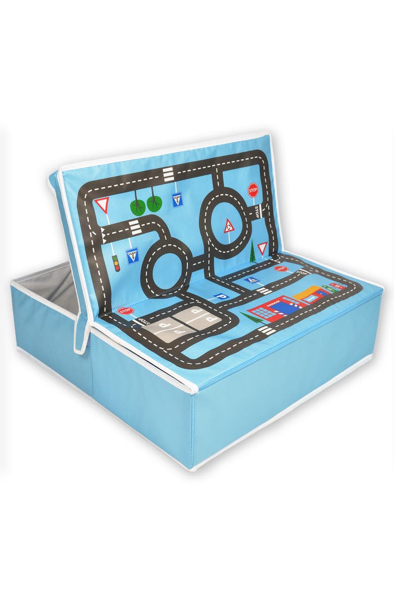 Fun2Give Pop it Up Garage With Road Playmat And Storage, Main, color, Multicolored