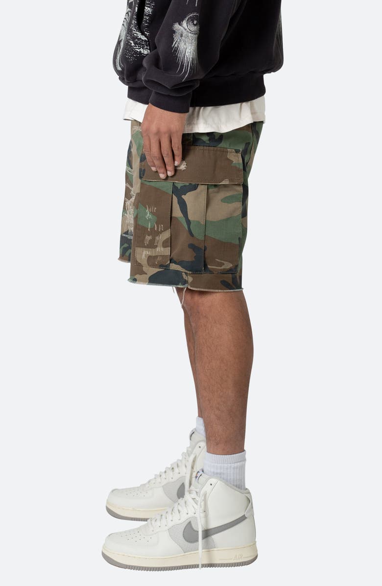 mnml Distressed Cargo Shorts, Alternate, color,
