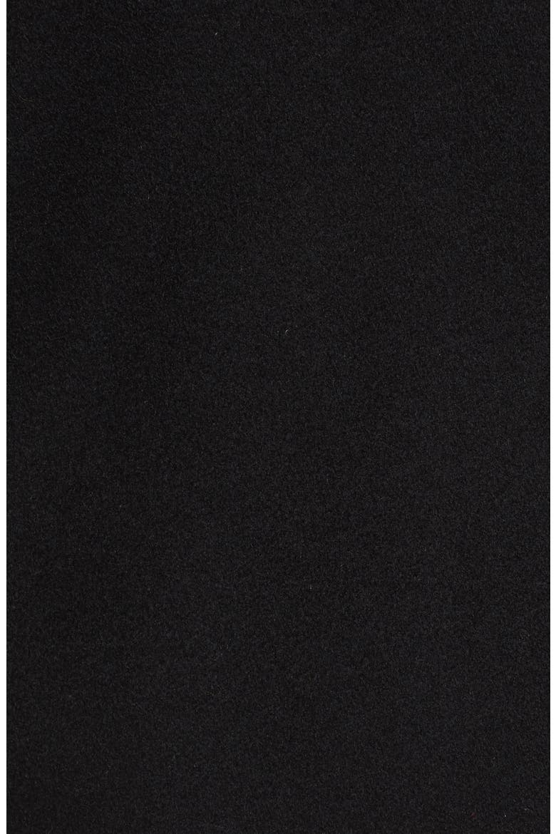 Campbell Waterproof Boiled Wool Coat, Alternate, color, BLACK