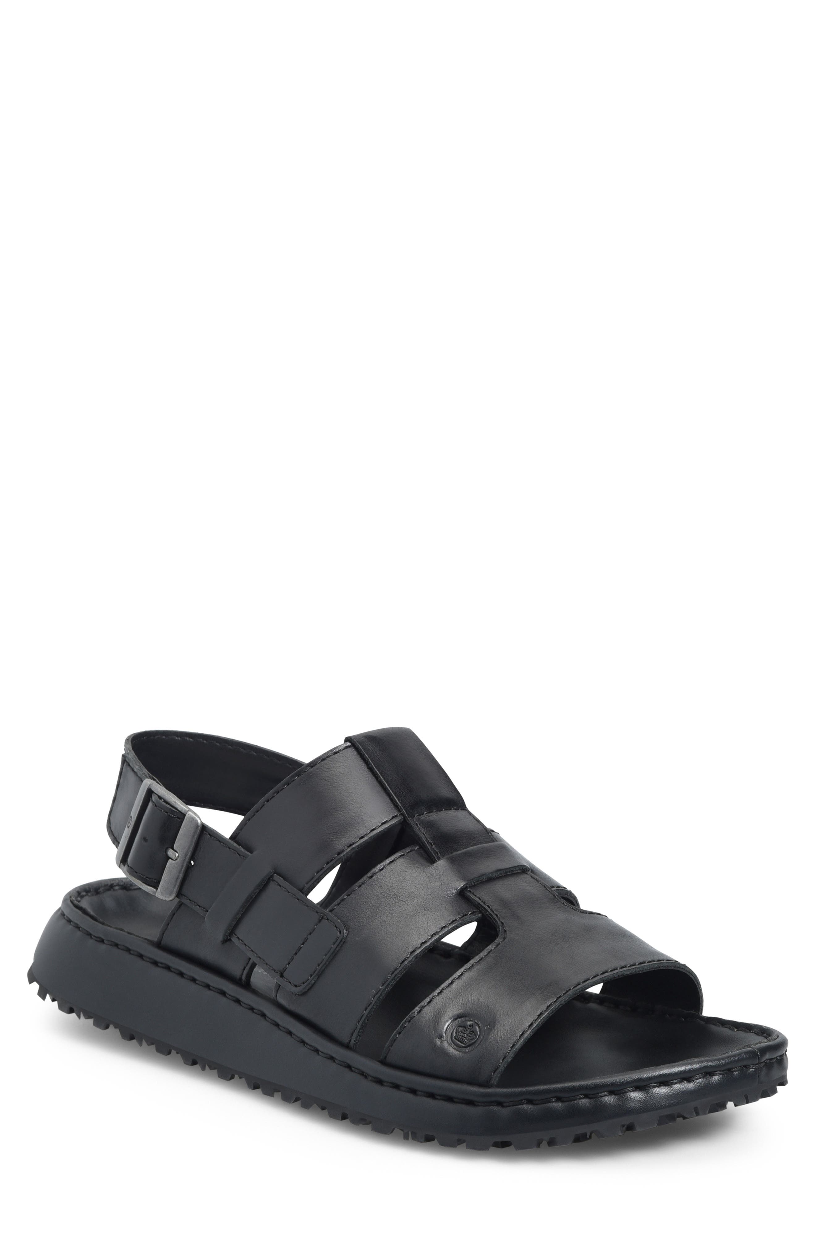 Børn Corey Slingback Sandal, Main, color, Black F/ G