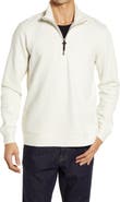 Billy Reid Double Knit Half-Zip Pullover