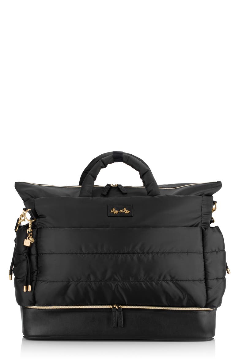 Dream Weekend Diaper Bag, Main, color, BLACK