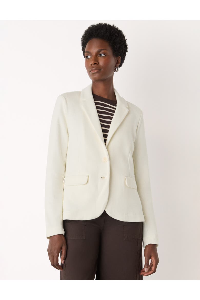 Slim Jersey Blazer, Main, color, Ivory