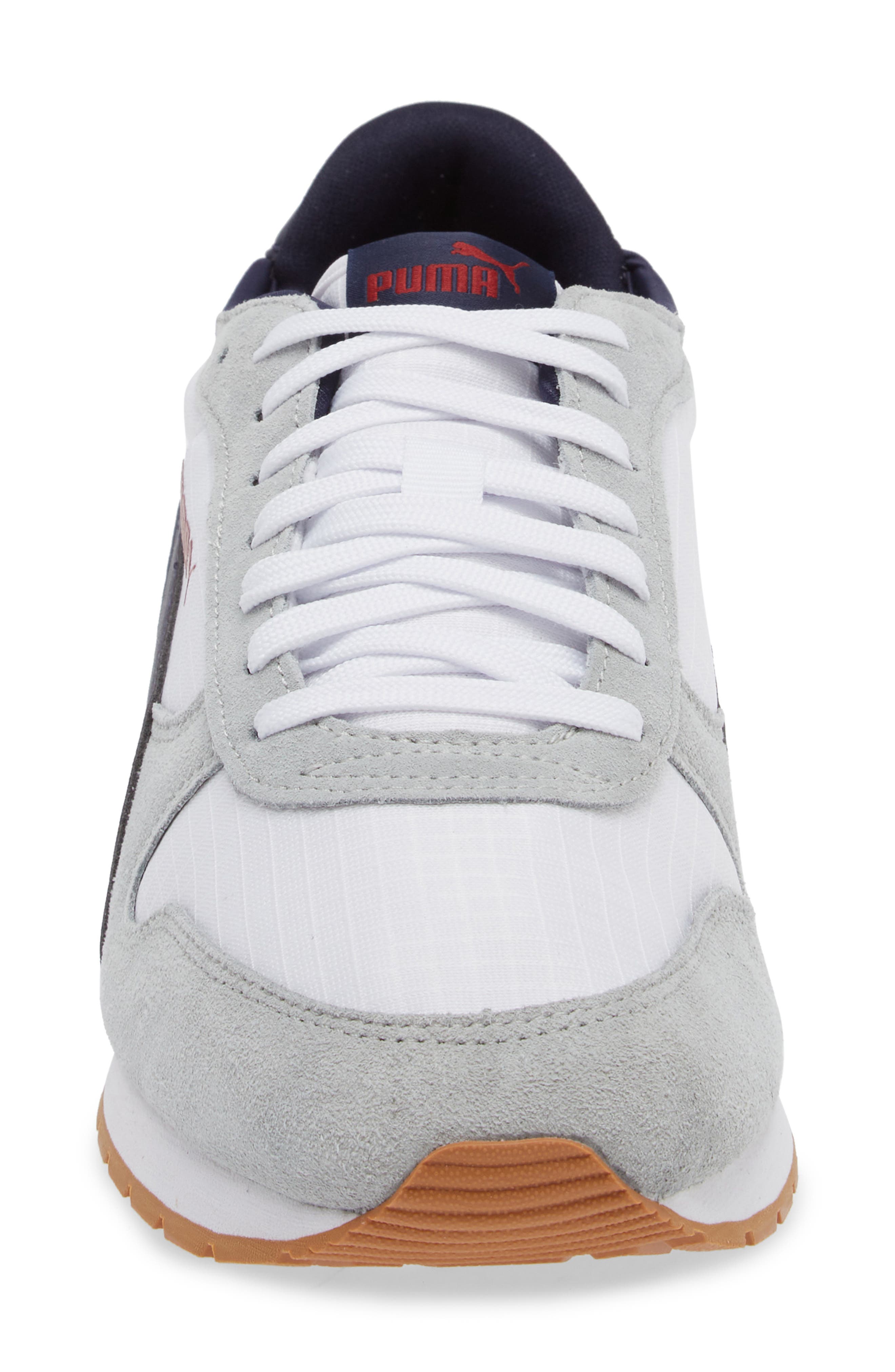 PUMA SR Siege Sneaker, Alternate, color, Smokey Gray-Puma Navy-Red