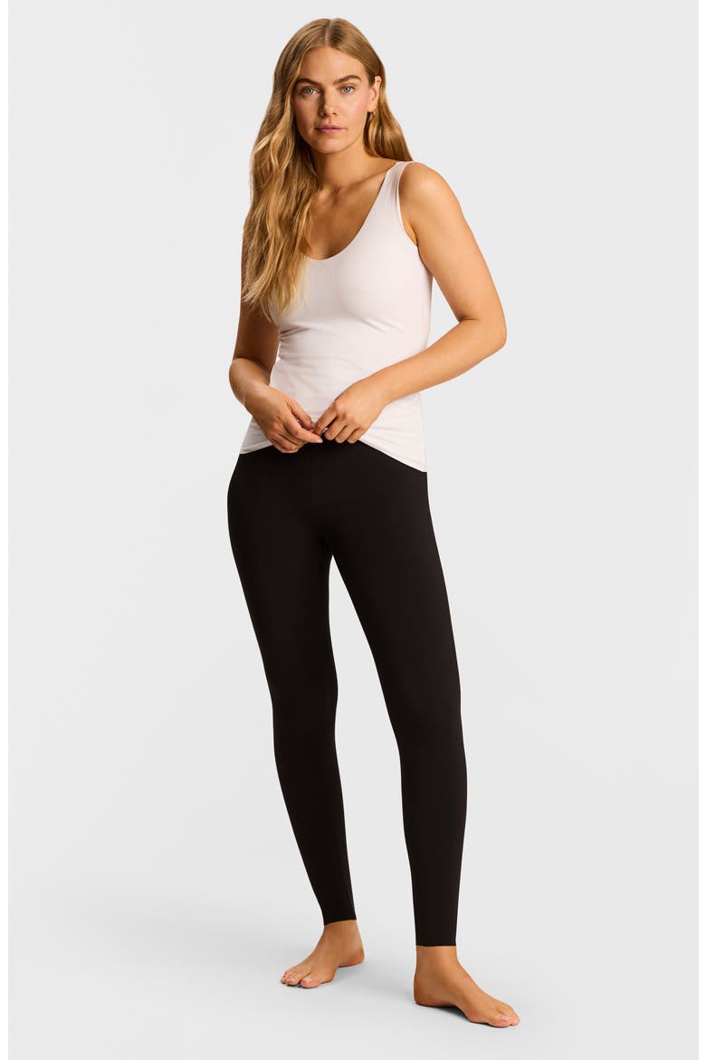 Stretch Cotton Tank, Alternate, color, WHITE