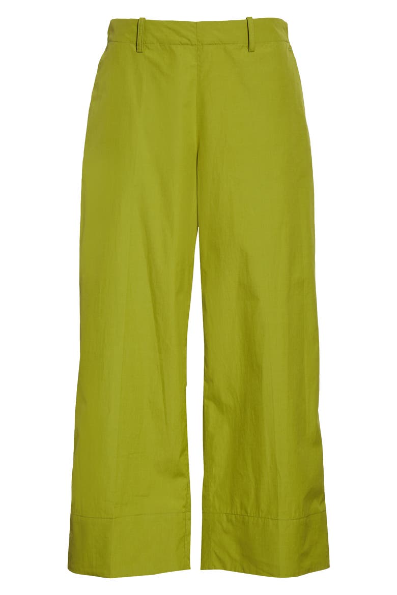 Poplin Pull-On Pants, Alternate, color, GRASS
