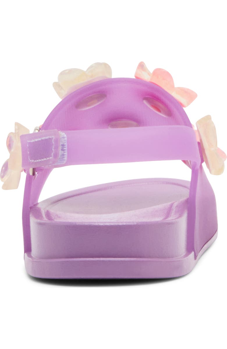 Steve Madden Kids' Tivey Floral Slingback Sandal, Alternate, color, Purple