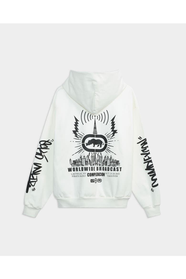 ComplexCon Broadcast Hoodie, Alternate, color, Off White