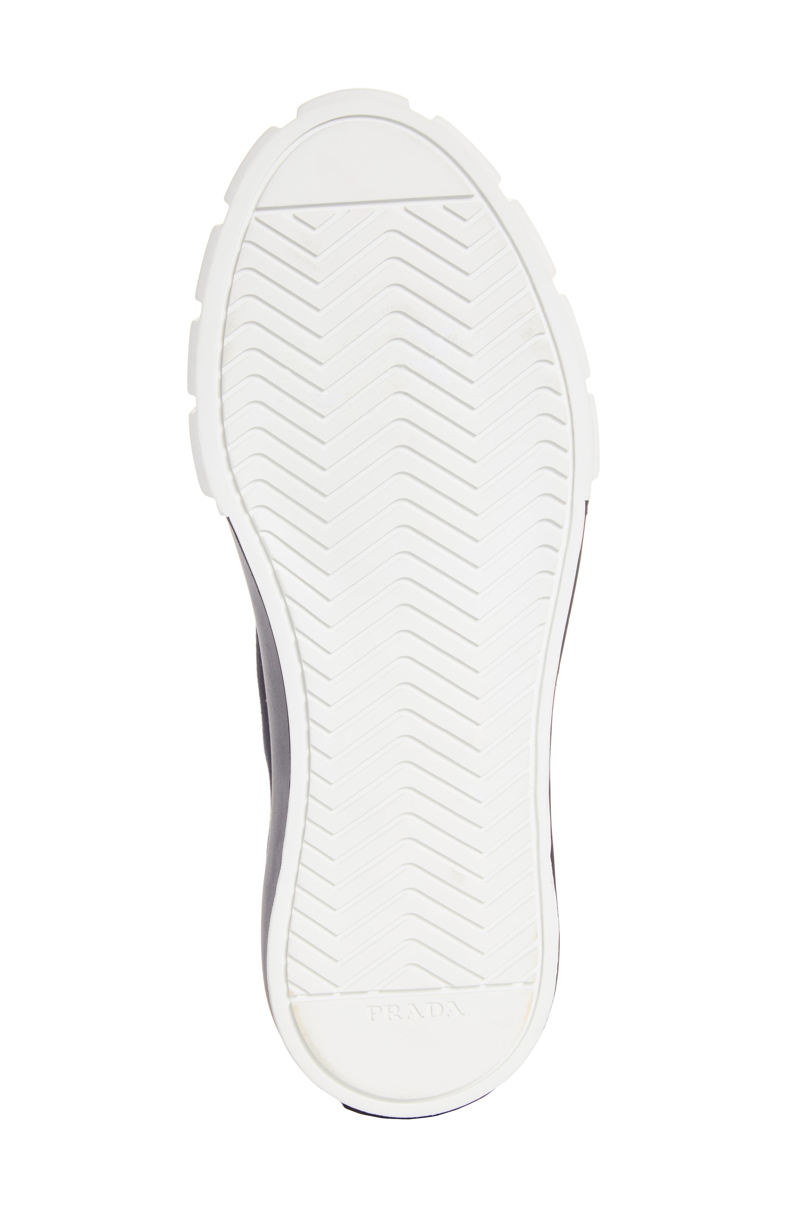 Prada Logo High Top Sneaker, Alternate, color, 