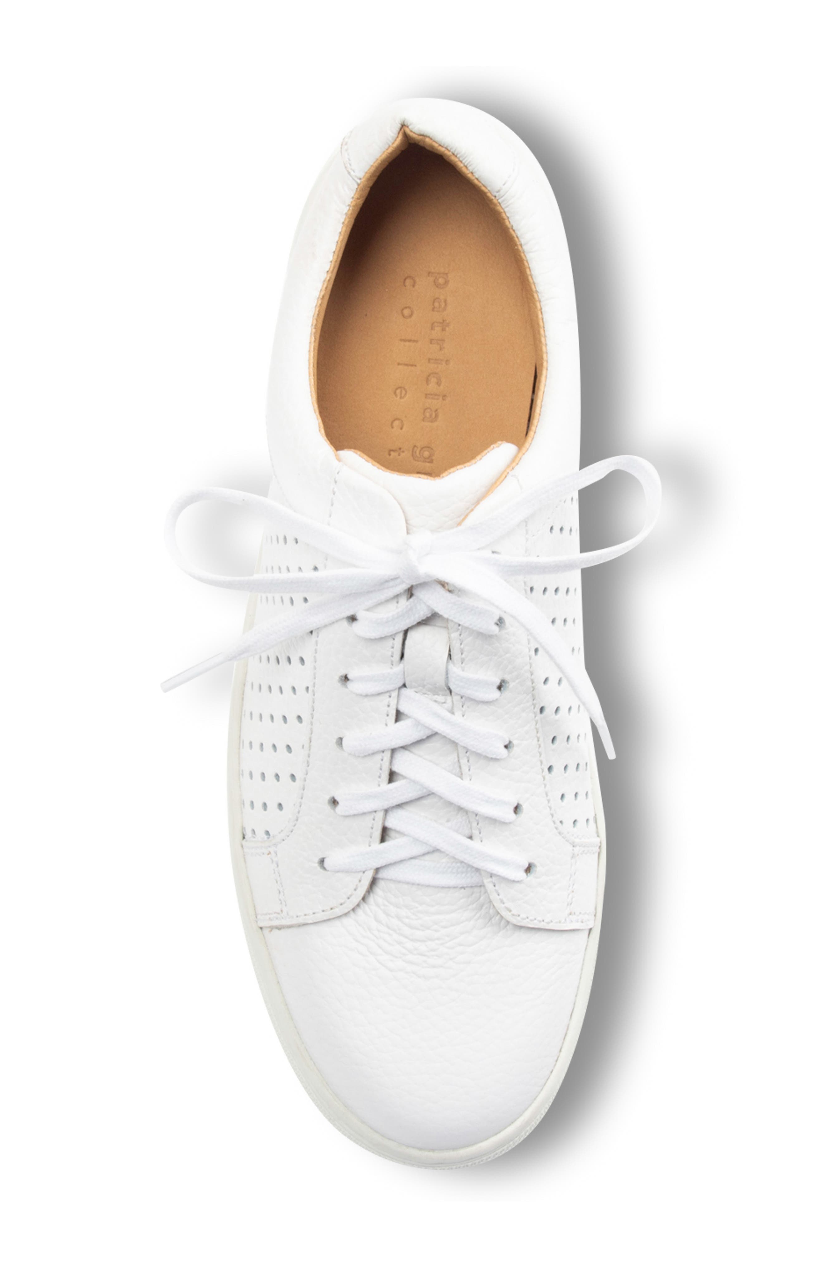 patricia green Ryan Peforated Sneaker, Alternate, color, White