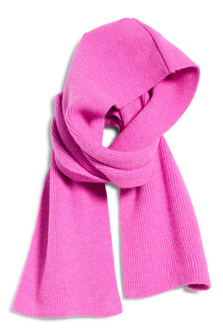 Gentle Hooded Scarf, Main, color, FUCHSIA