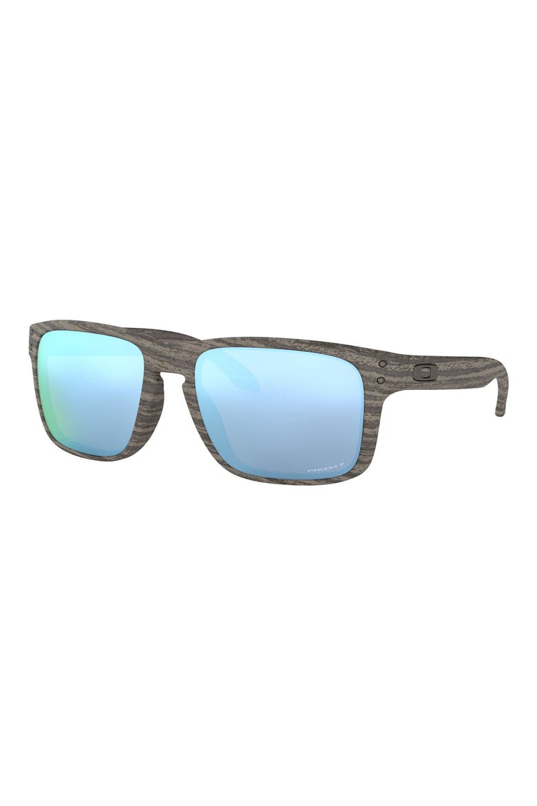 Holbrook™ 57mm Prizm™ Polarized Keyhole Sunglasses, Alternate, color, WOOD GREEN