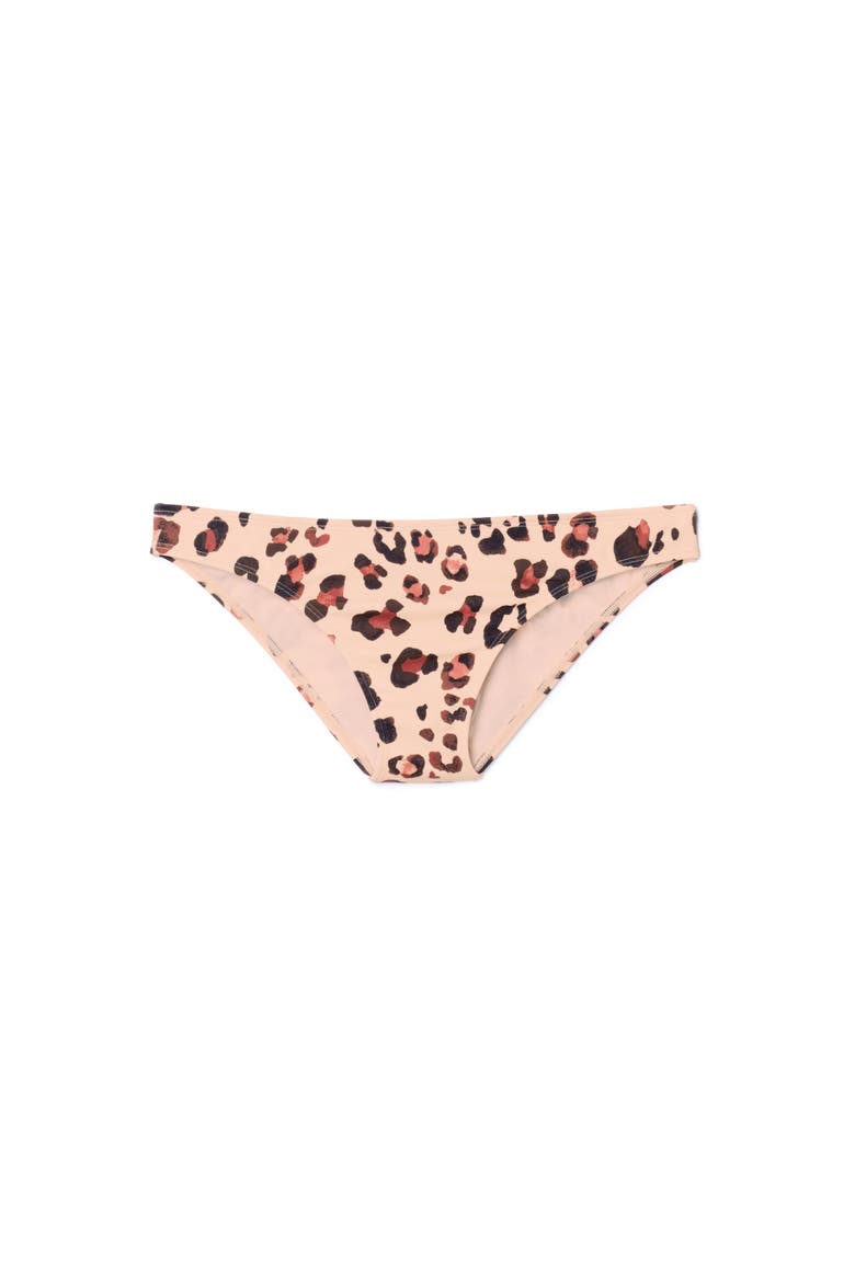 Nina Swimwear Panty, Alternate, color, Animal brown