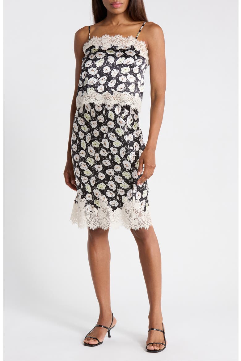 Floral Cami and Midi Skirt Set, Main, color, WATERCOLOR POPPIES