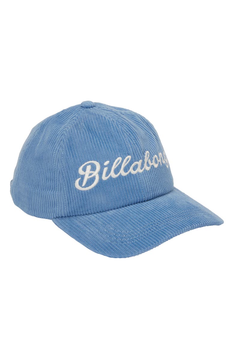 Billabong Embroidered Logo Baseball Cap, Alternate, color, Marina