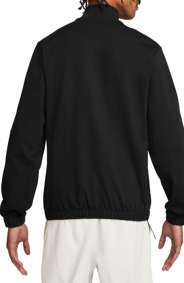 Nike Club Knit Jacket, Alternate, color, Black/ Black/ White