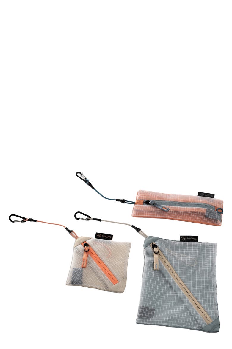 The Essentials Three-Piece Bag Kit, Main, color, BLUE/ ORANGE MULTI