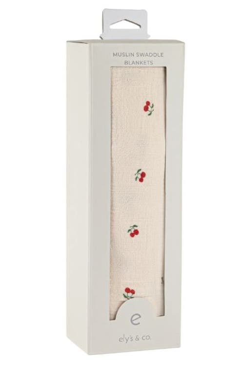 Ely's & Co. Cotton Muslin Swaddle Blanket 1 Pack
