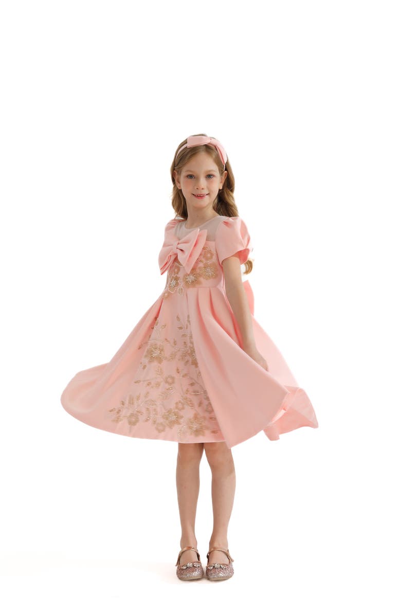 Tulleen Leona Dress, Alternate, color, Blush