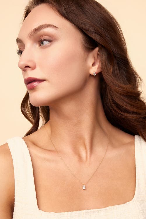 Oradina 14k Gold Date Me Birthstone Stud Earrings