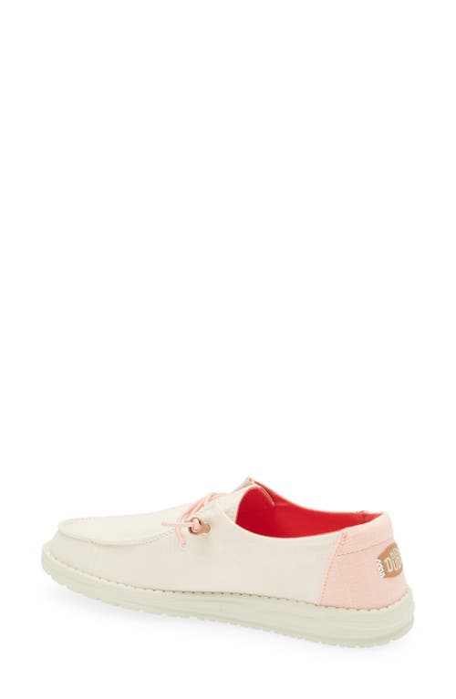 Hey Dude Wendy Twill Sneaker In Natural