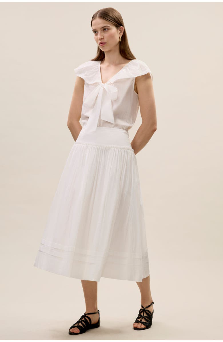 Rebecca Taylor Marietta Skirt, Alternate, color, Milk