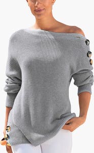 LASCANA Button Detail Sweater