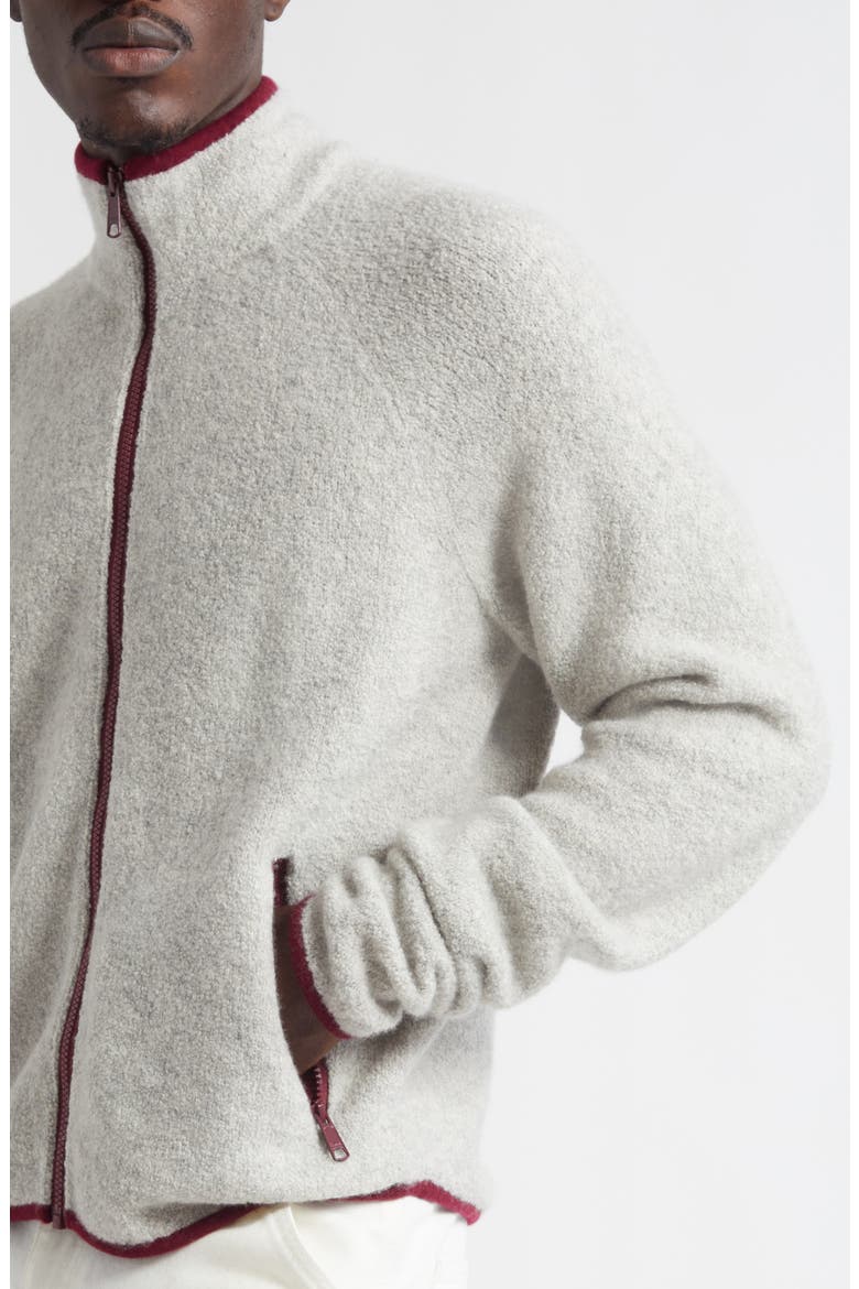 Functional Cashmere Blend Jacket, Alternate, color, GREY