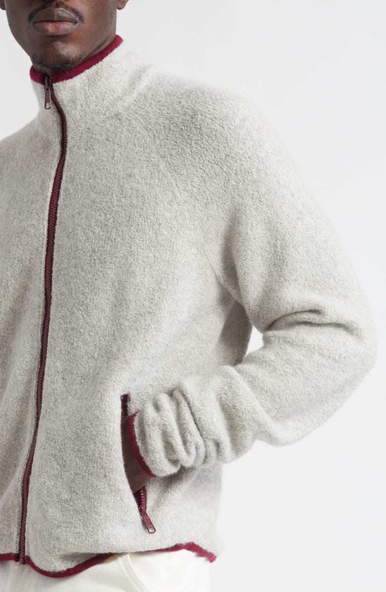 FRENCKENBERGER Functional Cashmere Blend Jacket, Alternate, color, Grey