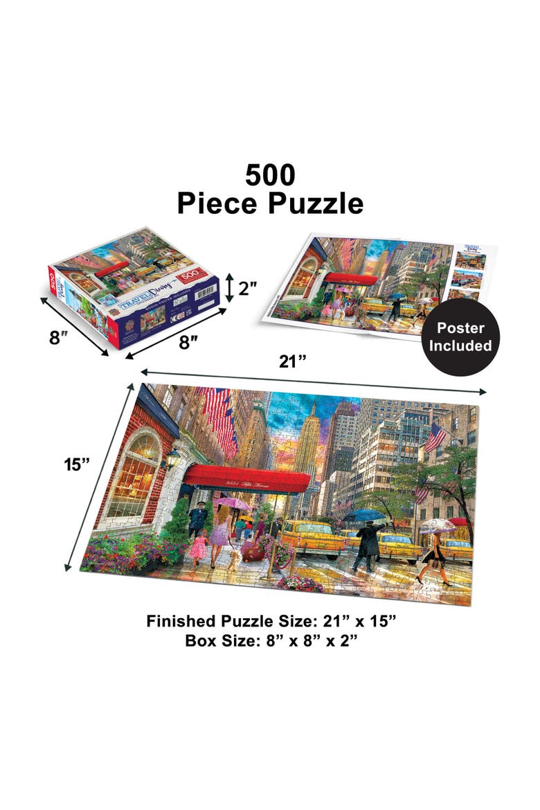Fifth Avenue, NYC 500 Piece Puzzle, Alternate, color, Multicolor