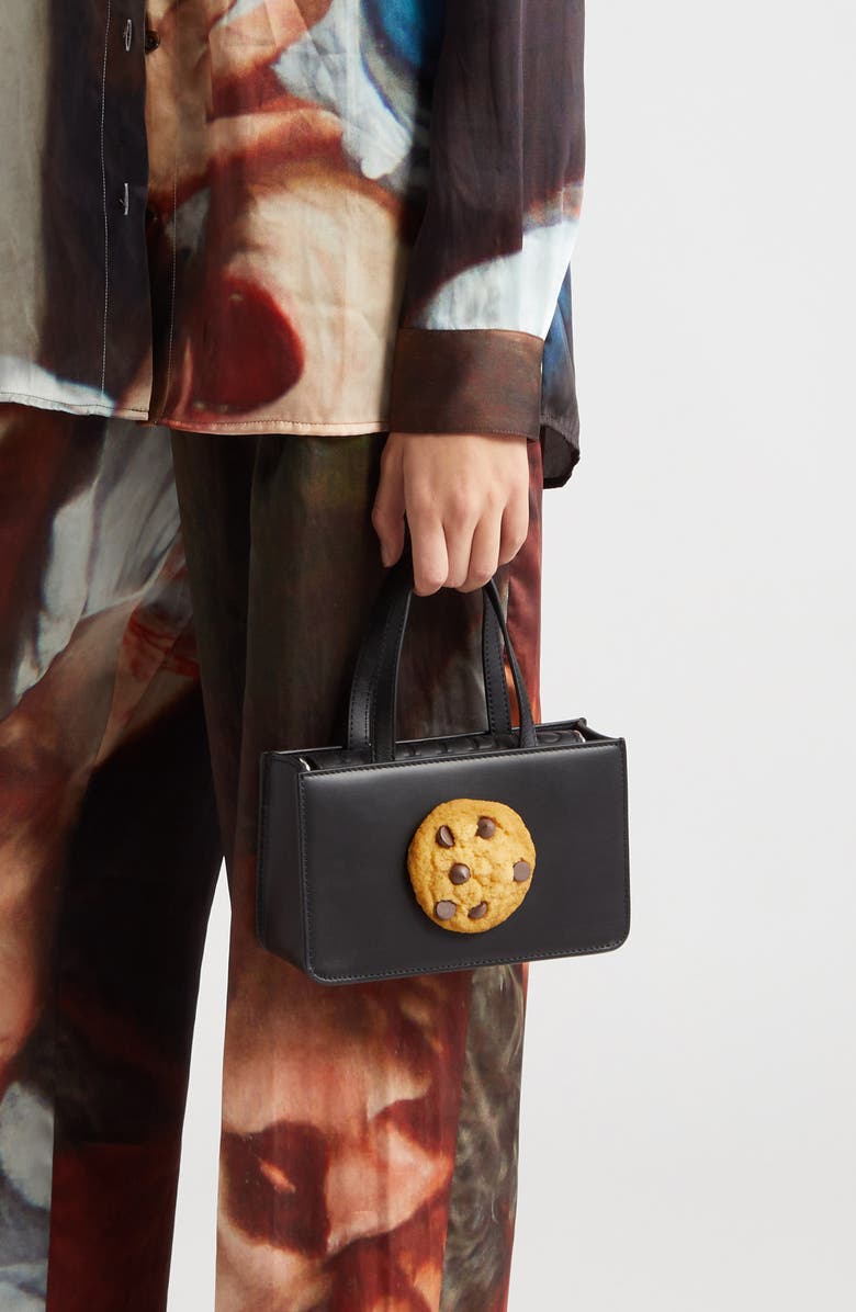 Puppets and Puppets Small Leather Cookie Bag, Alternate, color,