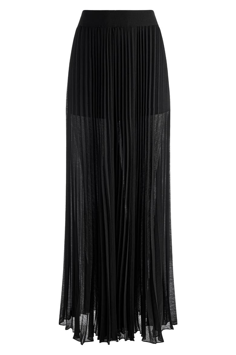 ALICE + OLIVIA Athena Accordion Pleated Wide Leg Pants (Women