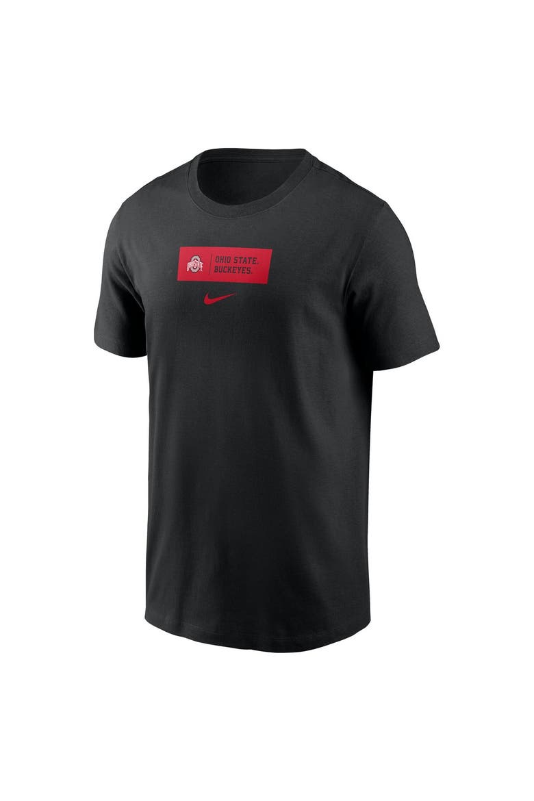 Men's Nike Black Ohio State Buckeyes Primetime Crew T-Shirt, Alternate, color, Black