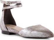 Seychelles Ankle Strap d'Orsay Pointed Toe Flat